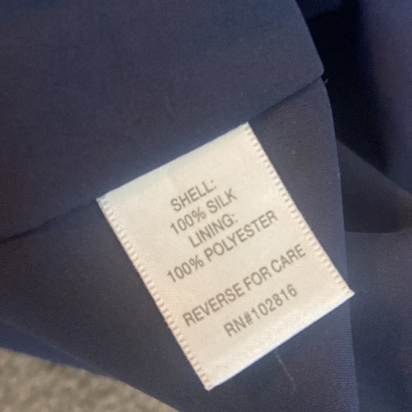 Garnet Hill Layered 100% Silk Dress Sz 14 - Picture 6 of 6